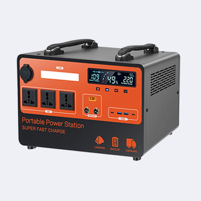 Portable Power Station with Solar Charging