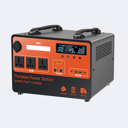 Portable Power Station with Solar Charging