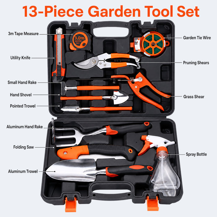 Multi-Purpose Household Tool Set with Tool Box