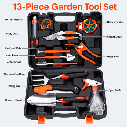 Multi-Purpose Household Tool Set with Tool Box