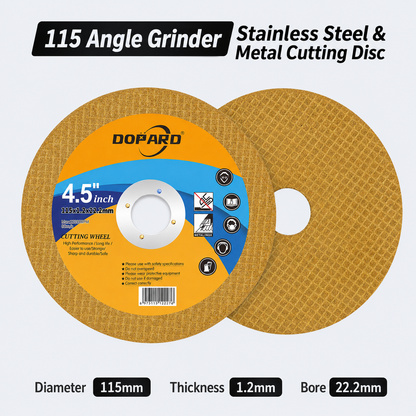 115 × 1.2 × 22.2 mm Resin Cutting Disc