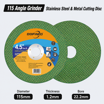 115 × 1.2 × 22.2 mm Resin Cutting Disc