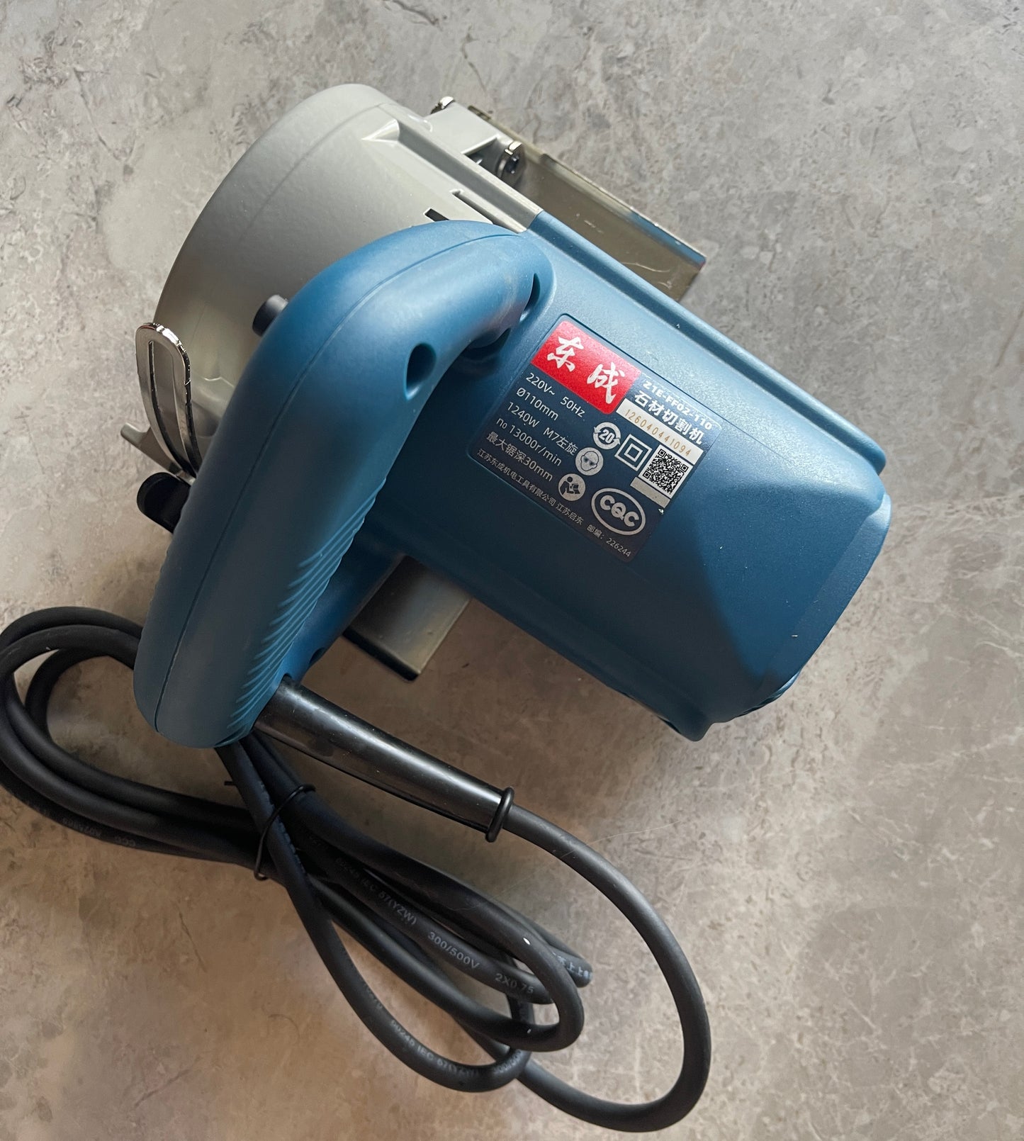 Dongcheng Z1E-FF02-110mm 1240W Corded Marble Cutter